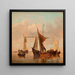 Lac tranquille - Willem van de Velde le Jeune — gerahmtes Bild an der Wand