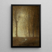 Forest Edge in Moonlight - Ladislav Mednyánszky — framed artwork on a wall