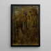 Girl in a field - Ladislav Mednyánszky — framed artwork on a wall