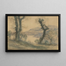 Paesaggio - Ladislav Mednyánszky — quadro incorniciato alla parete