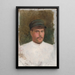 Studio di un uomo con cappello di pelliccia - Ladislav Mednyánszky — quadro incorniciato alla parete