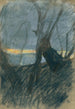 Sunset - Ladislav Mednyánszky — artwork view