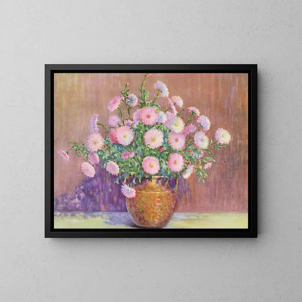 Chrysanthème Pompon - Lafayette F. Cargill — gerahmtes Bild an der Wand