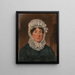 Ritratto della signora Ben Marshall - Lambert Marshall — quadro incorniciato alla parete