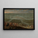 Der König Ludwig XIV. und sein Gefolge bei der Belagerung von Schenkenschans 1672 - Lambert de Hondt II — gerahmtes Bild an der Wand