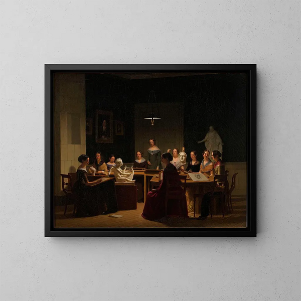 L'école des beaux-arts de Göteborg - Lars Hansen — gerahmtes Bild an der Wand