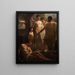 Un Spartiate mostra ai suoi figli un hilote ubriaco - Laurent Jacquot Defrance — quadro incorniciato alla parete