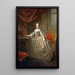 Maria Luisa de Parme 1751-1819, zukünftige Königin von Spanien - Laurent Pécheux — gerahmtes Bild an der Wand