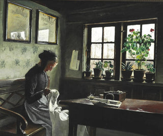 Laurits Andersen Ring - Interir med syende kone.webp
