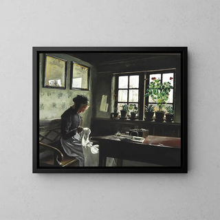 Laurits Andersen Ring - Interir med syende kone.webp