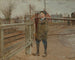 Warten auf den Zug - Laurits Andersen Ring — Ansicht des Kunstwerks