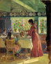 Verser le café du matin - Laurits Tuxen — Ansicht des Kunstwerks