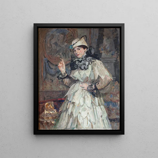 Laurits Tuxen - The Artists Daughter in Fancy Dress.webp