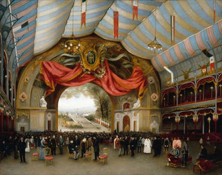 Lavialle de Lameillre - Excution de lOde triomphale  la gloire de la Rpublique dAugusta Holms le 19 septembre 1889 au palais de lIndustrie.webp