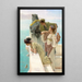 Ein Blickwinkel - Lawrence Alma-Tadema — gerahmtes Bild an der Wand