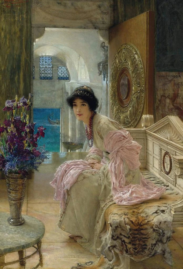 Lawrence AlmaTadema - Watching And Waiting.webp