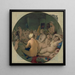 Das türkische Bad - Jean-Auguste-Dominique Ingres — gerahmtes Bild an der Wand
