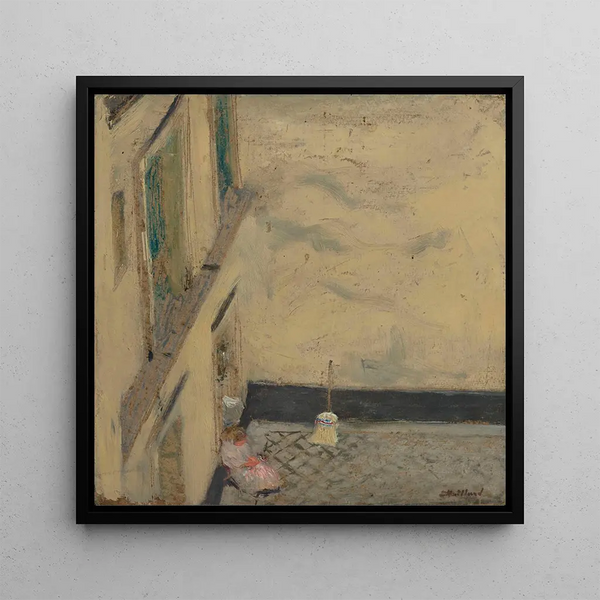 Gemälde Le Balai dans la cour 346 rue Saint-Honoré - Édouard Vuillard | Kunstdruck