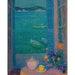 Reproduktion des Gemäldes Das Blumenbouquet am Fenster, Villefranche-sur-Mer - Henri Le Sidaner