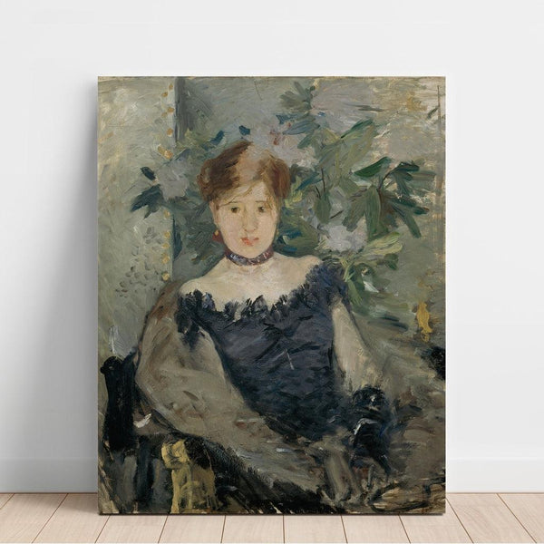 Reproduktion des Gemäldes Das schwarze Mieder - Berthe Morisot