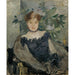 Reproduktion des Gemäldes Das schwarze Mieder - Berthe Morisot