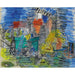 Riproduzione del dipinto Le Dépiquage Bleu - Raoul Dufy