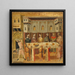 Das Festmahl des Herodes und die Enthauptung des Täufers - Giovanni Baronzio — gerahmtes Bild an der Wand