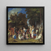 The Feast of the Gods - Giovanni Bellini — framed artwork on a wall