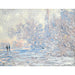 Reproduktion des Gemäldes Der Frost in Giverny - Claude Monet