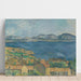 Reproduktion des Gemäldes Der Golf von Marseille gesehen vom L'Estaque - Paul Cézanne