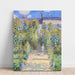 Reproduktion des Gemäldes Le Jardin de Monet à Vétheuil - Claude Monet