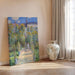 Reproduktion des Gemäldes Le Jardin de Monet à Vétheuil - Claude Monet
