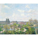 Riproduzione del dipinto Il Giardino delle Tuileries e il Padiglione di Flore, Mattina, Primavera - Camille Pissarro