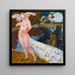 Der verzauberte Garten - Leo Putz — gerahmtes Bild an der Wand