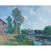 Reproduktion des Gemäldes Le Loing à Moret, en Été - Alfred Sisley