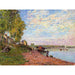 Reproduction of the painting Le Loing à Saint-Mammès (1883) - Alfred Sisley