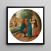 Il cappotto blu - Pieter Brueghel il Giovane — quadro incorniciato alla parete