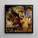 The Multicolored Coat - Ford Madox Brown — framed artwork on a wall
