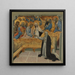 Le Mariage mystique di Santa Caterina da Siena - Giovanni di Paolo — quadro incorniciato alla parete