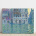 Reproduktion des Gemäldes Das Palais Dario - Claude Monet