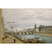 Riproduzione del dipinto Il Ponte al Cambio, visto dal molo di Gesvres - Jean-Baptiste-Camille Corot
