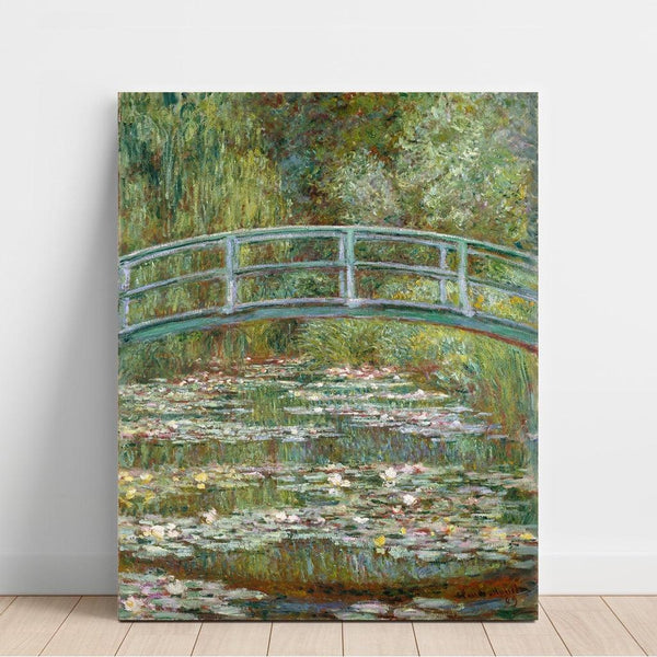 Reproduction of the painting The Bridge over a Lily Pond - Claude Monet