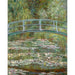 Reproduktion des Gemäldes Der Pont über einem Seerosenteich - Claude Monet