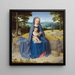 The Rest During the Flight into Egypt - Gerard David — framed artwork on a wall