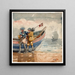 Il Ritorno a Tynemouth - Winslow Homer — quadro incorniciato alla parete