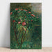 Reproduction of the painting of The Flowering Rosebush - Gustave Caillebotte