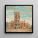 Il Tabernacolo di Brooklyn eretto nel 1890 - Anonimo — quadro incorniciato alla parete