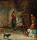 The Cheese Seller - Januarius Zick — artwork view