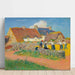 Riproduzione del dipinto Il battage del grano nel villaggio - Henry Moret