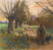 Das Hirte und seine Herde am Abend - Lon Augustin Lhermitte — Ansicht des Kunstwerks